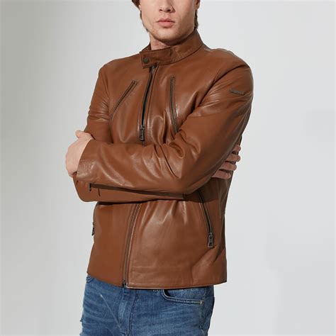 Silvan Leather Jacket Chestnut S Iparelde Burak And Espana