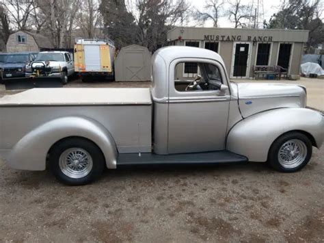 1940 Ford Custom Pickup 327 Small Block Chevy V 8 Auto Tilt Air Video