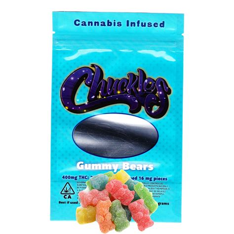 Chuckles Gummy Bears 600mg Thc Potent And Fruity Cannabis Infused Edibles