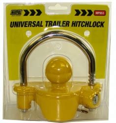 SECURITY - UNIVERSAL TRAILER HITCH LOCK