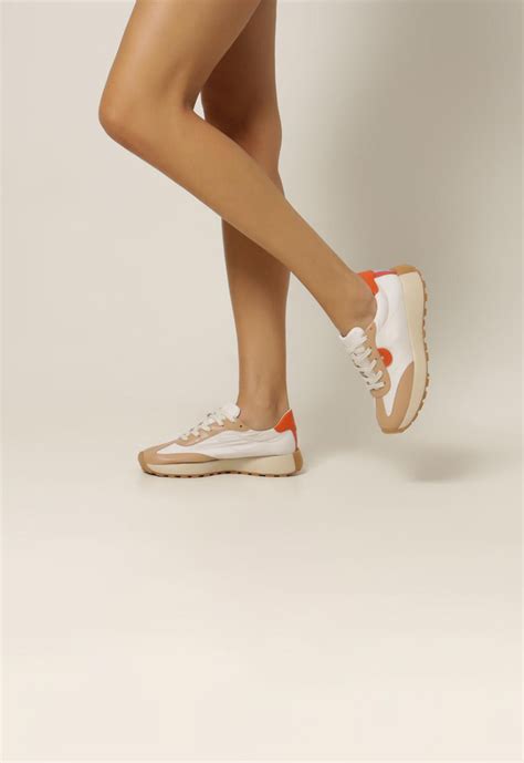 Tênis Branco E Nude Anacapri Lolla Sporty ZZ MALL