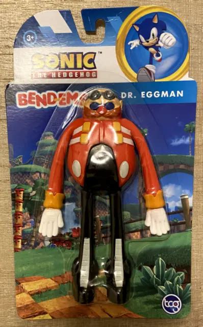 Sonic The Hedgehog Dr Eggman Bendems Poseable Action Figure