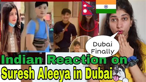 INDIAN Reaction On Nepal Suresh Aleeya In Dubai Finally Tiktok Live