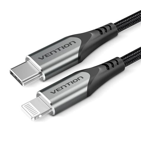 Cabo Vention USB C Para Lightning Carregador