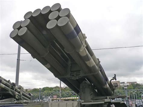 9K58 Smerch Multiple Launch Rocket System MVSV 2008 Moscow Russia