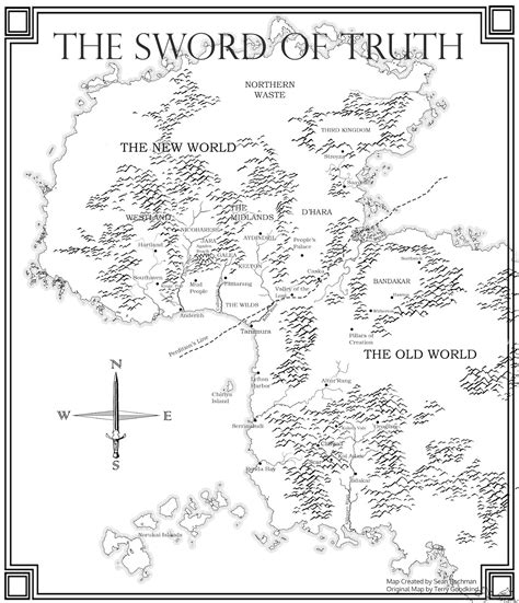 Sword of Truth Map - Sword of Truth Series Fan Art (43343048) - Fanpop