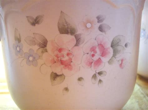 Pfaltzgraff Tea Rose Canister Set 5 Piece Etsy