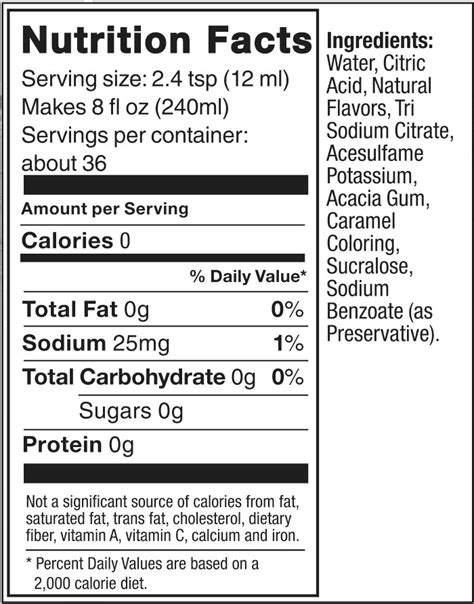 Diet Ginger Ale Flavored Soda Syrup Drink Mix - SodaStream