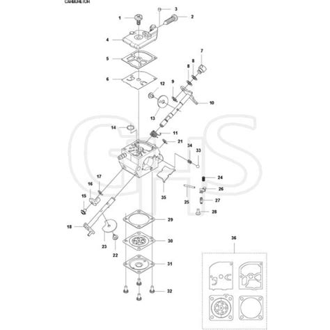 Mcculloch B P Carburettor Parts Diagram Ghs