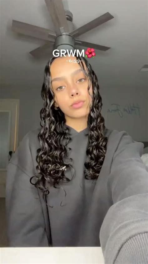 Grwm Not Mine Grwm Hjg On Tiktok Video Curly Hair Advice Day