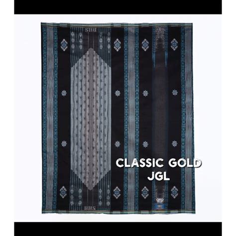 Jual Sarung Bhs Classic Gold Motif Jacquard Gunung Shopee Indonesia