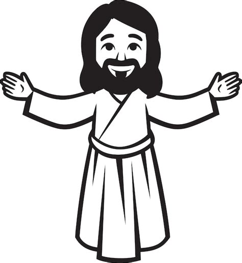 Black Jesus Over Royalty Free Licensable Stock Clip Art