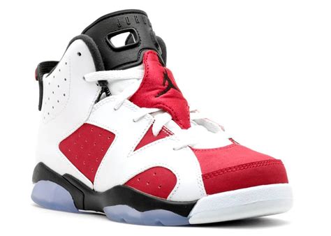 Air Jordan 6 Retro Bp Ps Carmine White Black 384666 160 Air Jordan Vi