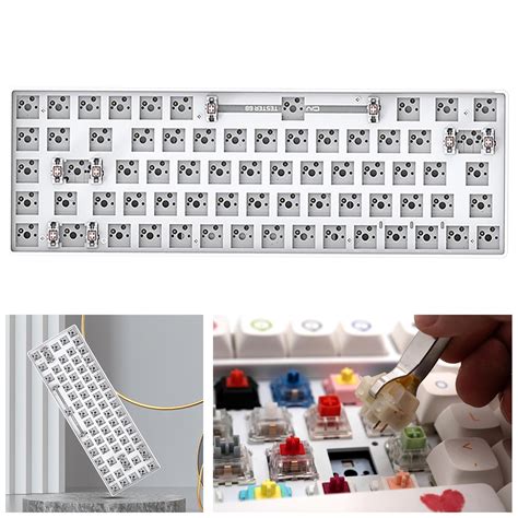 Review Mechanical Keyboard DIY Kit Hot Swappable Shaft Base Axis For Windows PC