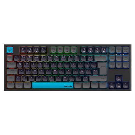 Phoenix Technologies Royal Pbt Gaming Keyboard Grey Techinn