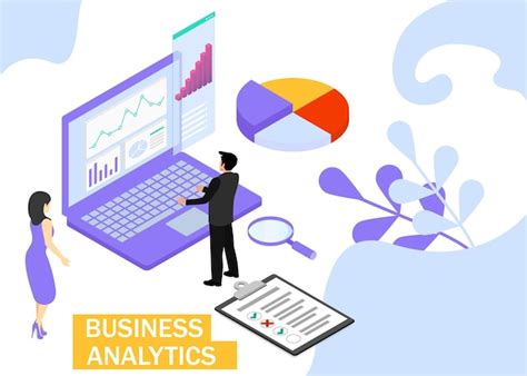 Conceito de business analytics finanças empresariais e indústria