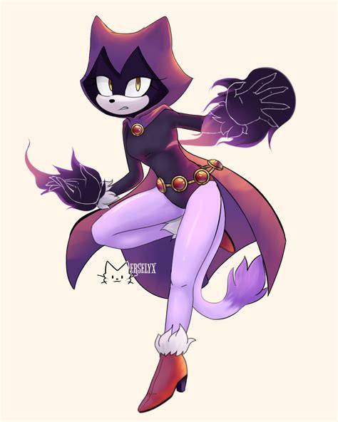 Blaze The Cat And Raven Sonic And 2 More Drawn By Merselyx Danbooru