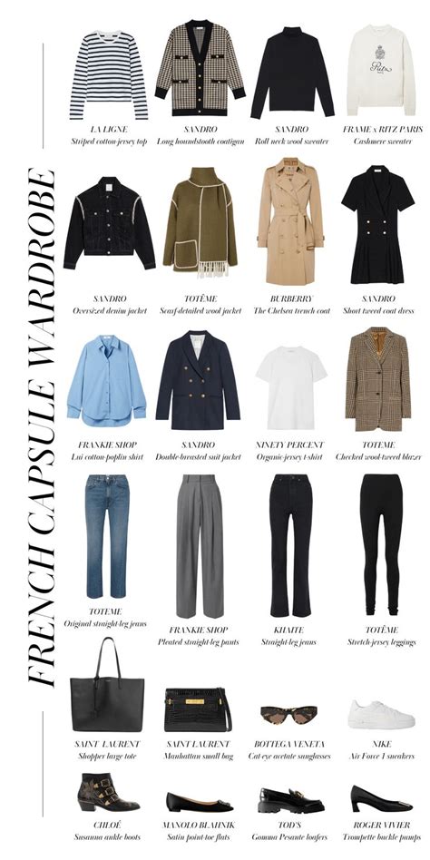 How To Create A Chic And Timeless French Capsule Wardrobe French