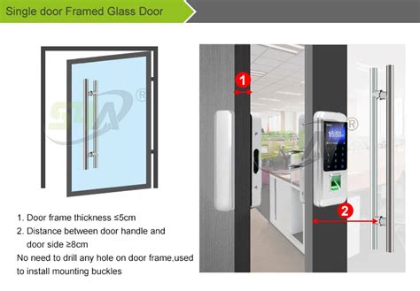 Semiconductor Smart Glass Door Lock With Fingerprint Iglass328 Buy