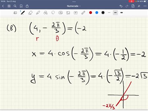 Solved Plot The Point Whose Polar Coordinates Are Given Then Find The