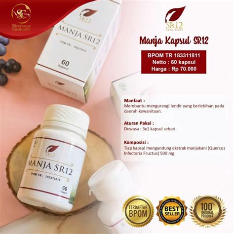 Manjakani Sr 12 Kapsul 60 Kapsul Lazada Indonesia