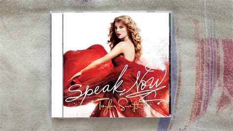 Taylor Swift Speak Now Deluxe Edition Cd Unboxing Youtube