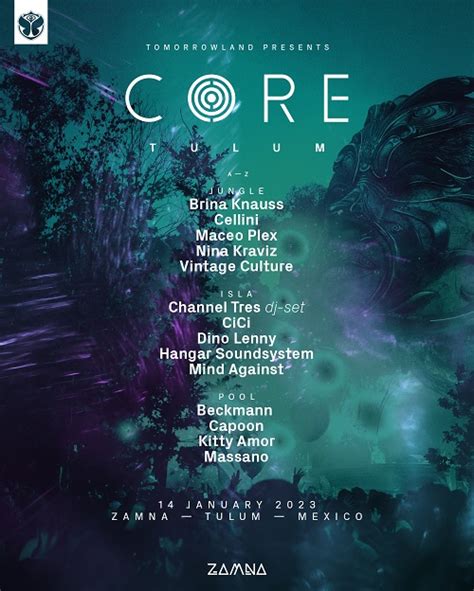 Tomorrowland Presents Core Tulum Unveils New Names For Its Debut