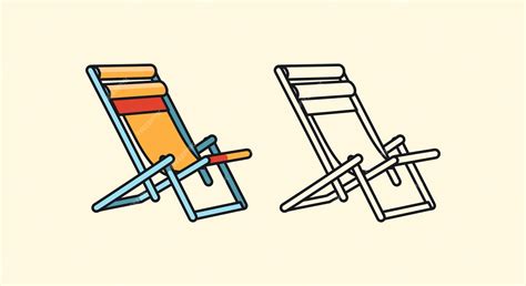 Premium Vector Beach Chair Icons Set Versatile And Fun Vector