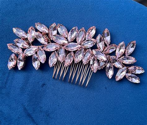 Pink Hair Comb Etsy