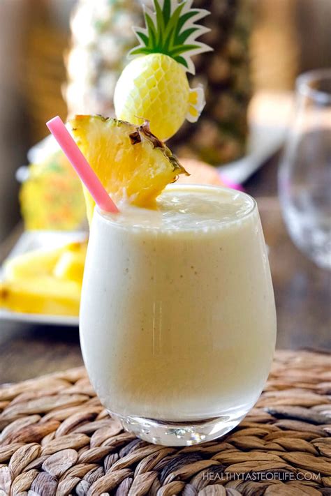 Pineapple Milkshake With Coconut Video Df Version Healthy Taste Of