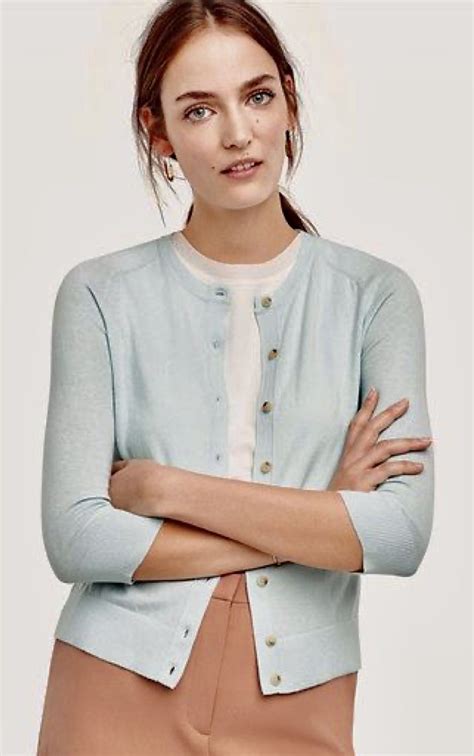 Soft Classic Kibbe Classic Style Blue Cardigan Style Cardigan