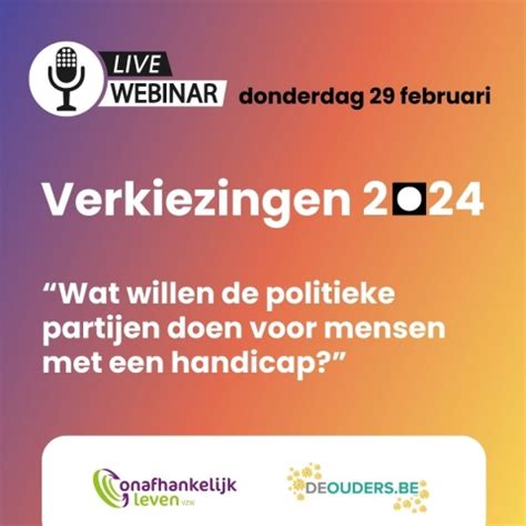 Webinar Verkiezingen Nieuws De Ouders