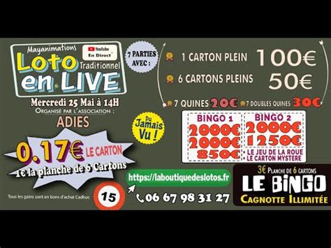 Loto Maya En Live Du Mercredi Mai Youtube