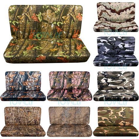 Camouflage Bench Seat Covers for Car/Truck/Van/SUV 60/40 40/20/40 50/50 or Solid | eBay