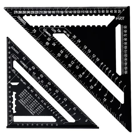 Querre Triangle Metrique R Gle D Angle Rapporteur Pouces Et Pouces