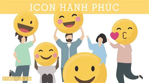 Icon Hạnh Phúc Cute 55 Emoji Biểu Tượng Cảm Xúc Hạnh Phúc