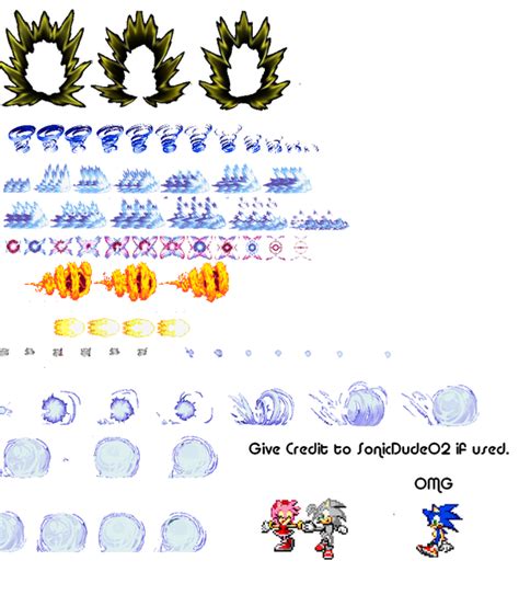 Sprite Effects Sheet By Sonicdude02 On Deviantart