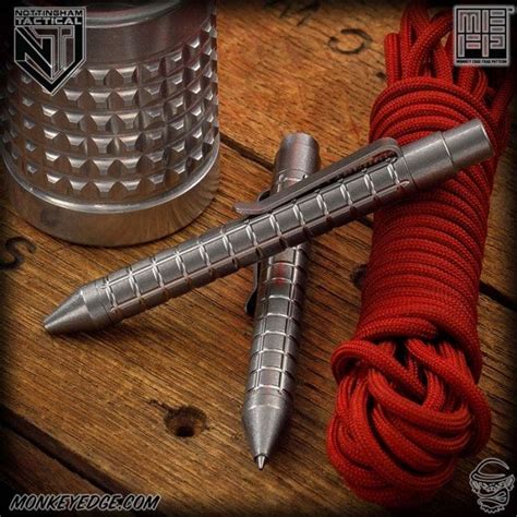 Monkey Edge Nottingham Tactical Ticlicker G Mini Titanium Tumbled