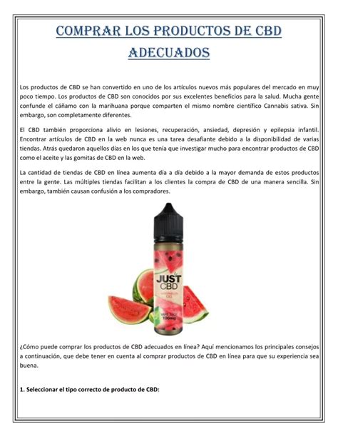 Ppt Comprar Los Productos De Cbd Adecuados Powerpoint Presentation