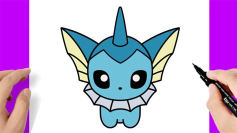 Como Dibujar Vaporeon Chibi Pokemon YouTube