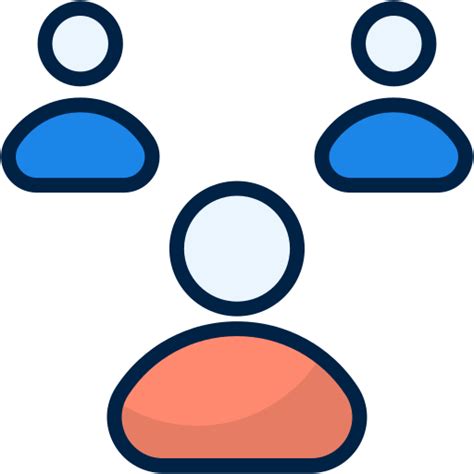 Users Generic Outline Color Icon