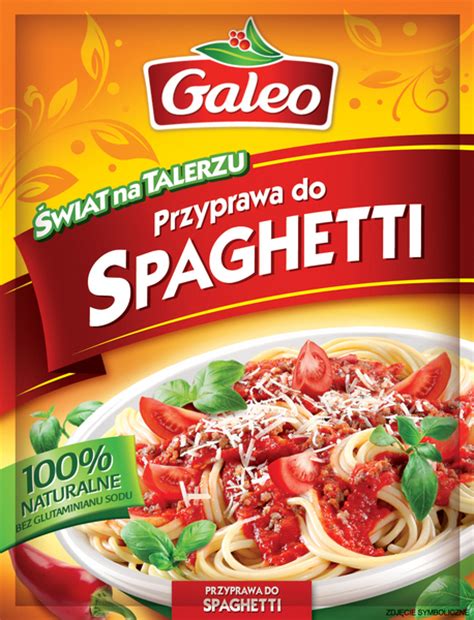 Galeo Świat na talerzu Przyprawa do Spaghetti Mieszanki przyprawowe