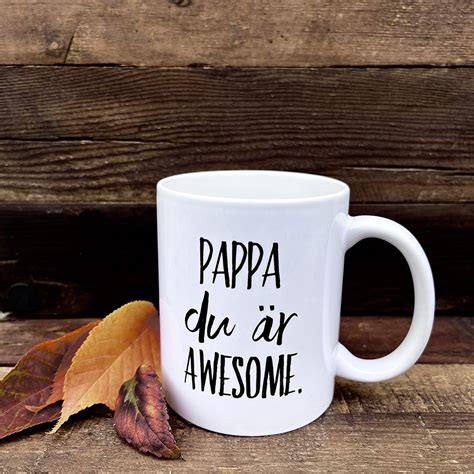 Mug Pappa du är awesome 175 325 ml Gamla stans kreativa