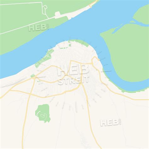Silistra, Bulgaria Vector Map - Classic Colors | HEBSTREITS Sketches ...