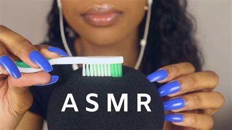 Asmr Relaxing Mic Exploration Brain Scratching Brushing And Tracing Triggers No Talking Youtube