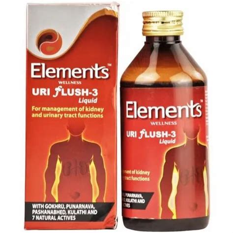 Elements Uri Flush 3 Syrups Packaging Type Bottle At Rs 380piece In