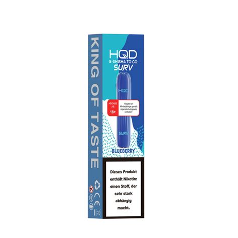 HQD Surv Blueberry 20mg ml Vapestore 24 7 Ihr Online Shop für Vapes