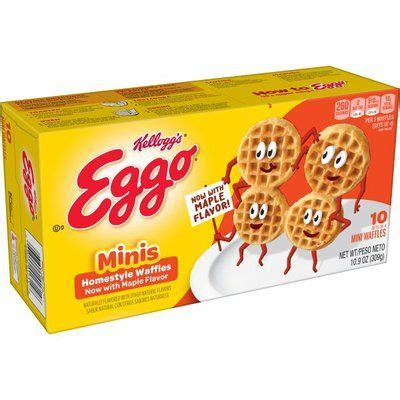 Kelloggs Eggo Frozen Mini Waffles Frozen Breakfast Resealable