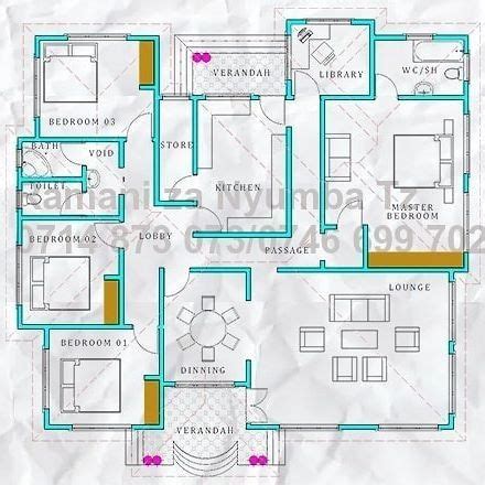 House Plan Id 18301 4 Bedrooms 3839 2155 Bricks And 176 Corrugates In