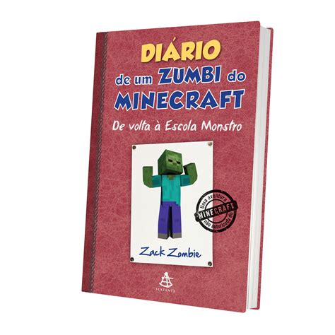 Di Rio De Um Zumbi Do Minecraft De Volta Escola Monstro Pdf Zombie Zack